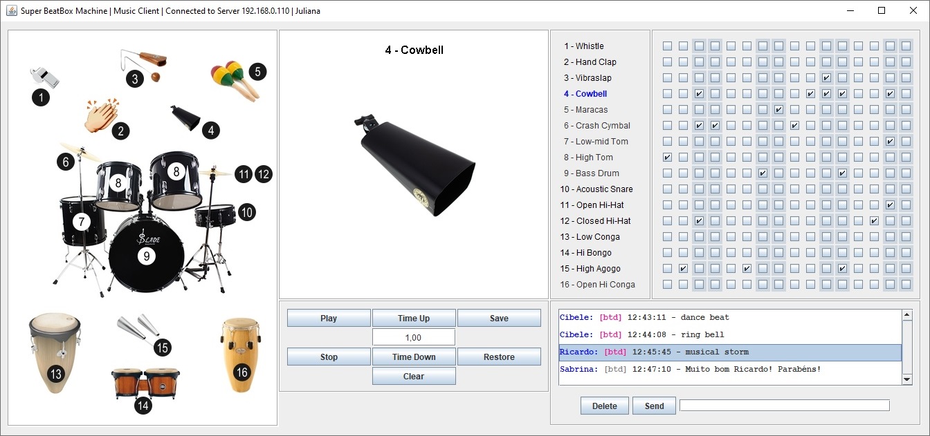 Super BeatBox Bachine Cowbell