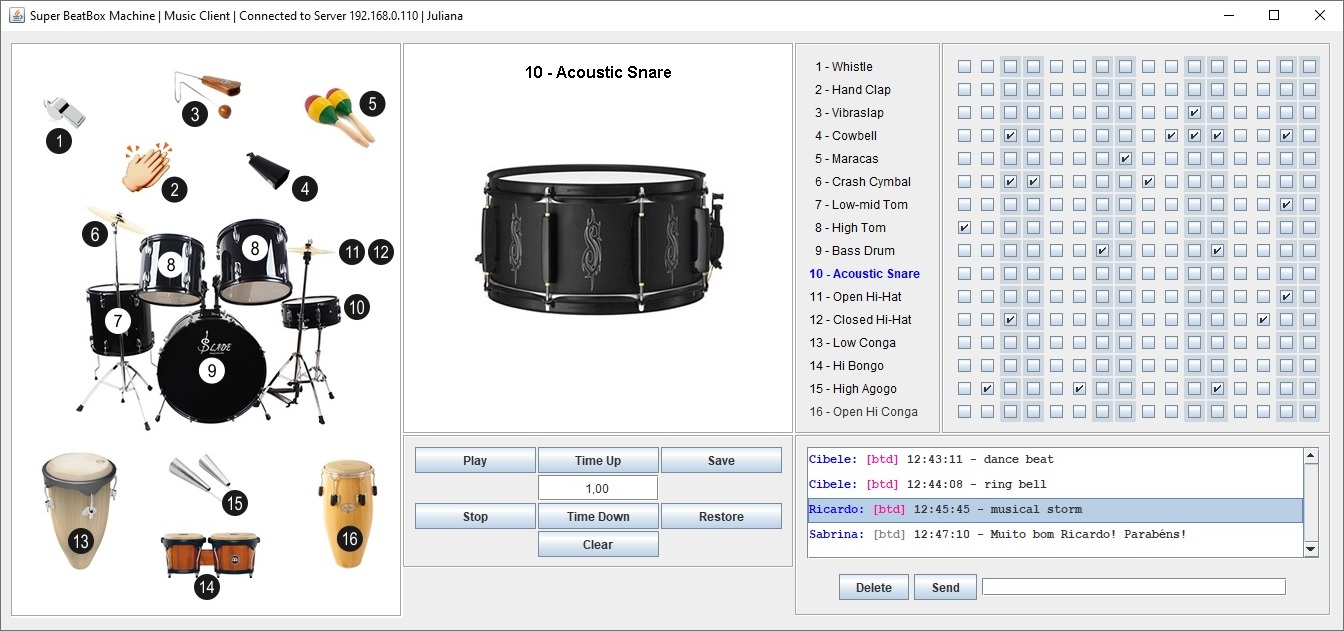 Super BeatBox Bachine Acoustic Snare