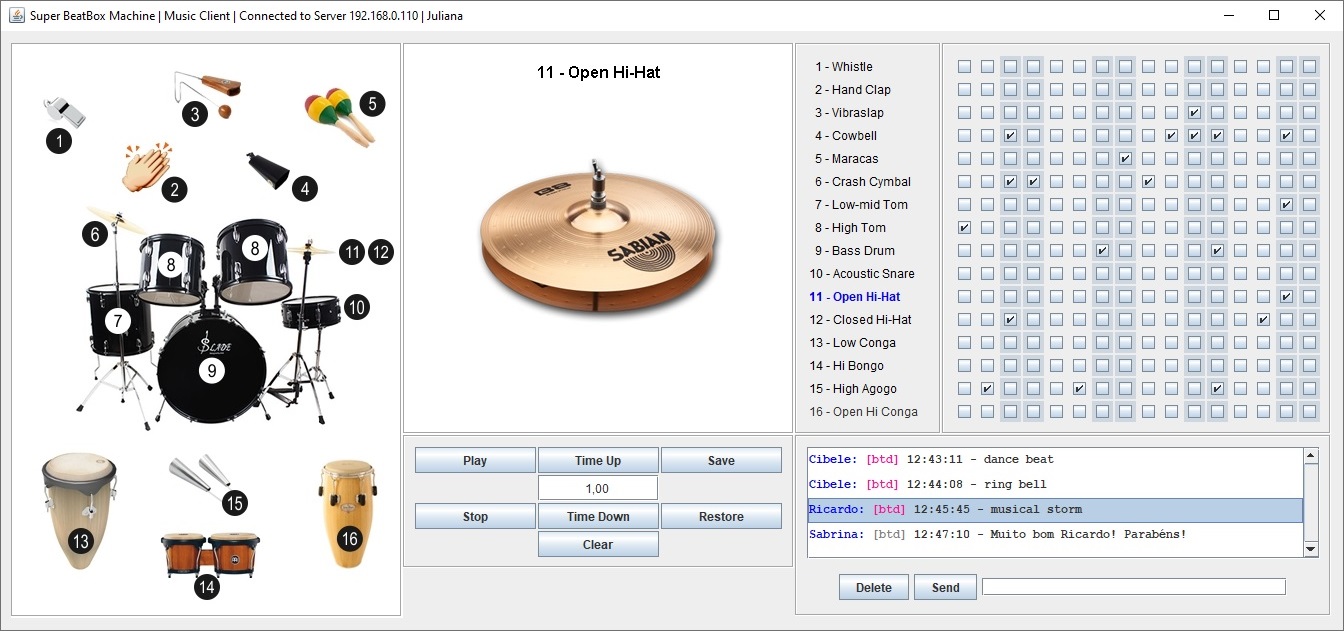 Super BeatBox Bachine Open Hi Hat