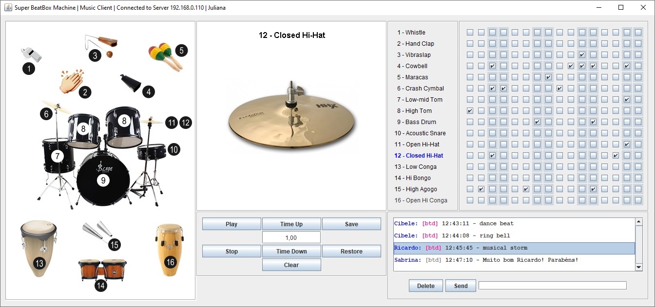 Super BeatBox Bachine Closed Hi Hat